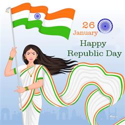 Happy Republic Day, January 26 Greetings Cards And Ecards