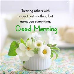 Good Morning And Cup Of Coffee With Good Morning Quotes Wallpaper