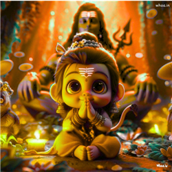 Hanuman Cute Cartoon Images Full HD jay shree hanu