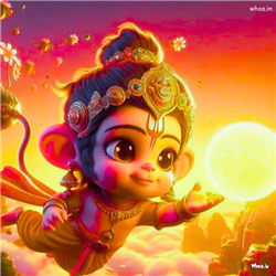 Hanuman Ji Cute Cartoon Images Full HD jay shri ha