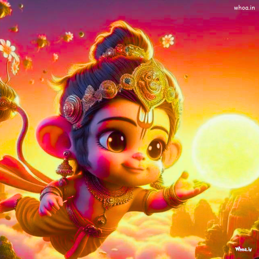 Hanuman Ji Cute Cartoon Images Full HD Jay Shree Hanuman